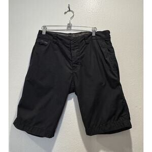 Diesel‎ Black Chino Cotton Shorts Men’s Size 30 Button Fly Slim Fit Everyday